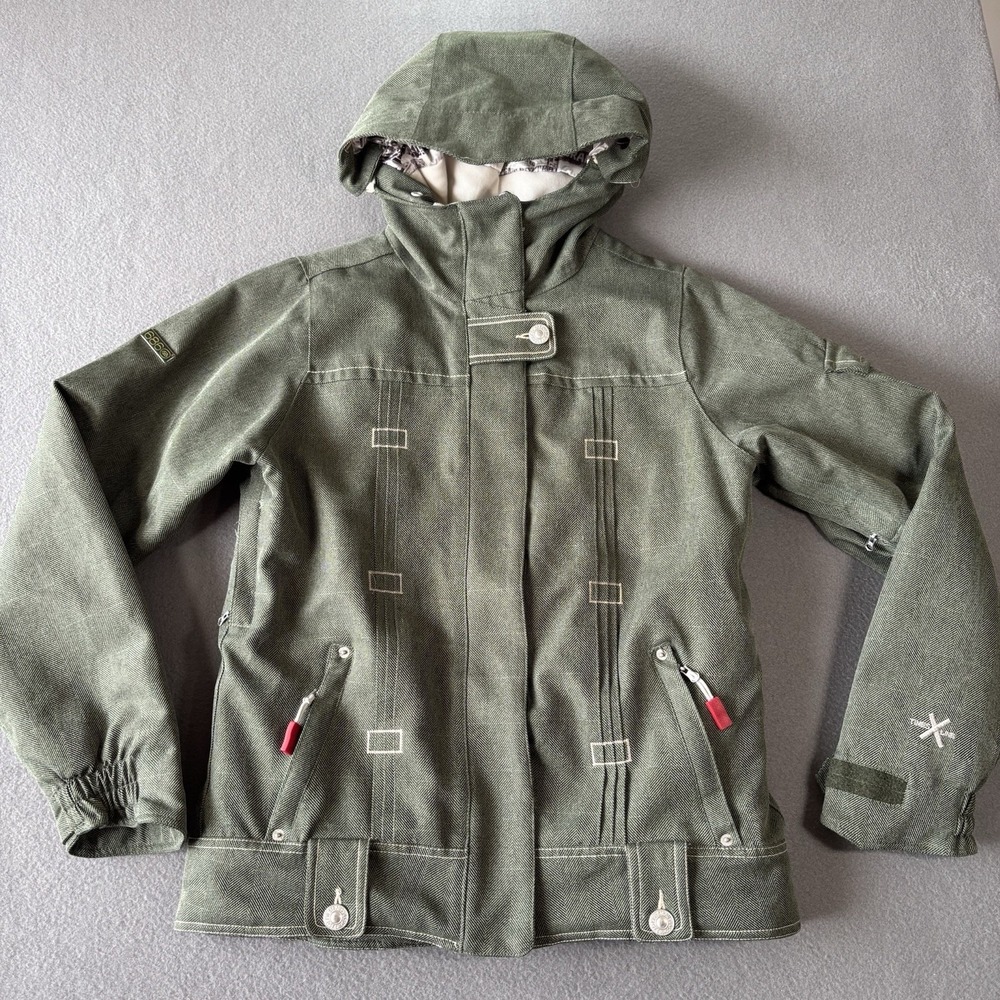 Levi's x 686 Times Line Green Herringbone Snowboard Jacket Archive Collab Grail